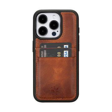 iphone 15 pro capri leather phone case antique brown 01