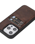 iphone 15 pro capri leather phone case coffee brown 07