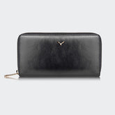 5111 Women Large Leather Wallet With Dual Compartments