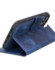 iphone 15 plus ravenna leather wallet phone case blue 00