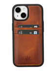 iPhone 15 capri leather phone case antique brown 01