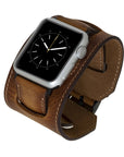 Ancona Leather Cuff Band Strap for Apple Watch