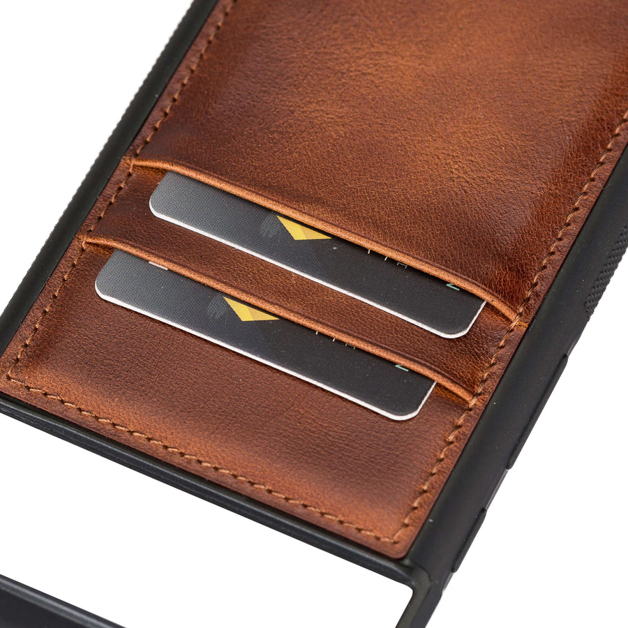 Capri Snap On Leather Wallet Case for Google Pixel 6