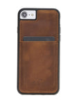 Luxury Brown Leather iPhone 6 Back Cover Case with Card Holder - Venito – 1
