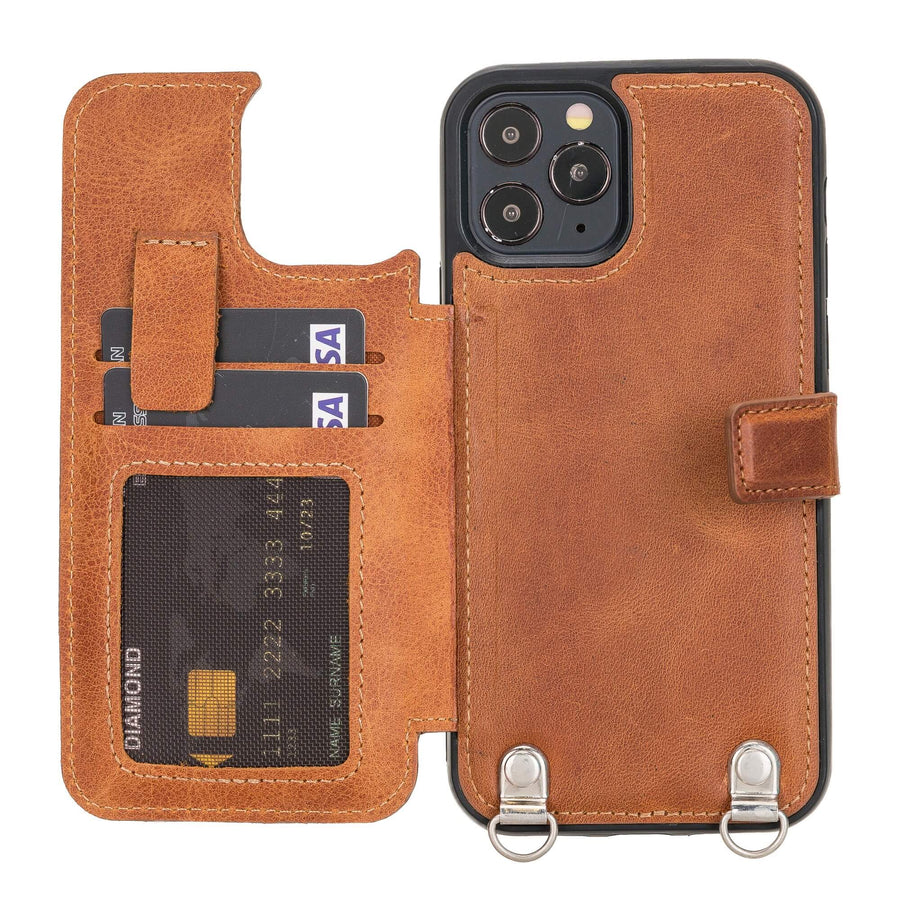 Fermo Leather Crossbody Wallet Phone Case for iPhone 12 Pro