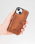 Fermo Leather Crossbody Wallet Phone Case for iPhone 13 Mini