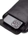 Ferrara Unisex Crossbody Leather Phone Purse