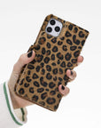 Luxury Leopard Leather iPhone 11 Pro Max Detachable Wallet Case with Card Holder - Venito - 10