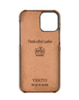 Luxury Brown Leather iPhone 12 Detachable Wallet Case with Card Holder & MagSafe - Venito - 4
