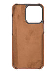 Florence Luxury Brown Leather iPhone 13 Pro Max Detachable Wallet Case with Card Holder & MagSafe - Venito - 6