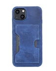 Florence Luxury Blue Leather iPhone 13 Pro Max Detachable Wallet Case with Card Holder & MagSafe - Venito - 5