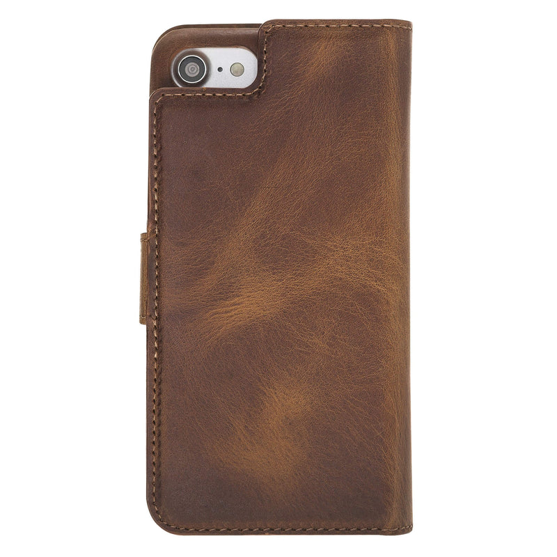 Luxury Brown Leather iPhone 6 Detachable Wallet Case with Card Holder - Venito - 7