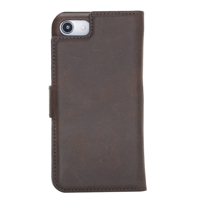 Luxury Dark Brown Leather iPhone 6 Detachable Wallet Case with Card Holder - Venito - 7
