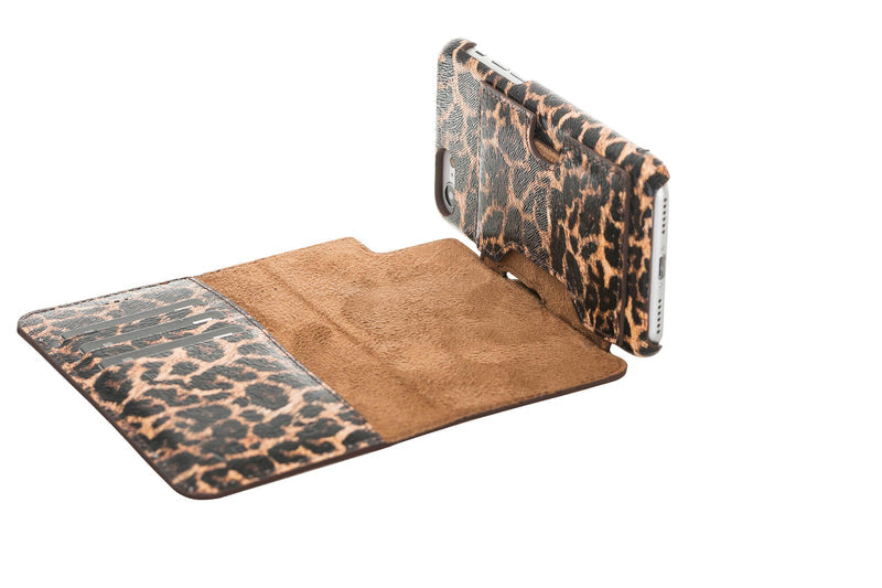 Luxury Leopard Print Leather iPhone 6 Detachable Wallet Case with Card Holder - Venito - 3
