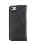 Luxury Rustic Black Leather iPhone 6 Detachable Wallet Case with Card Holder - Venito - 8