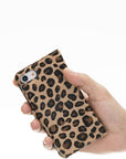 Luxury Leopard Leather iPhone 7 Detachable Wallet Case with Card Holder - Venito - 9