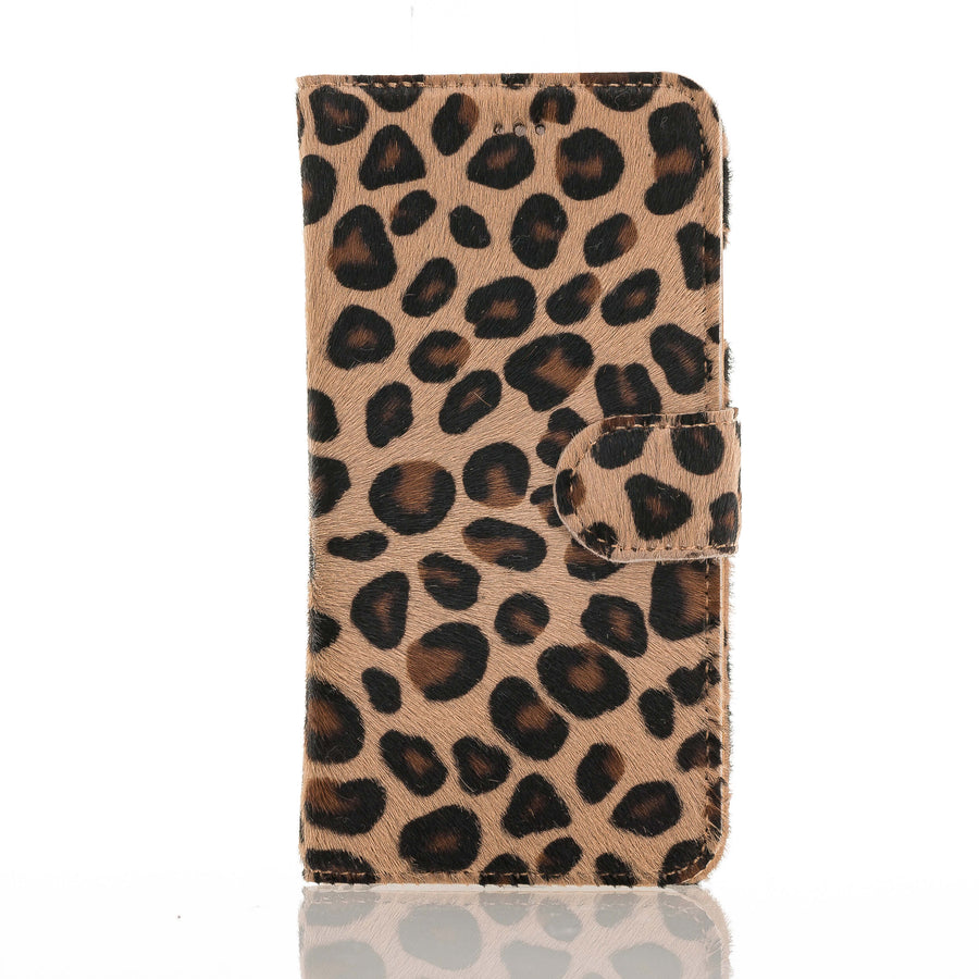 Luxury Leopard Leather iPhone SE 2020 Detachable Wallet Case with Card Holder - Venito - 7