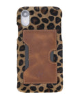 Luxury Leopard Leather iPhone XR Detachable Wallet Case with Card Holder - Venito - 7