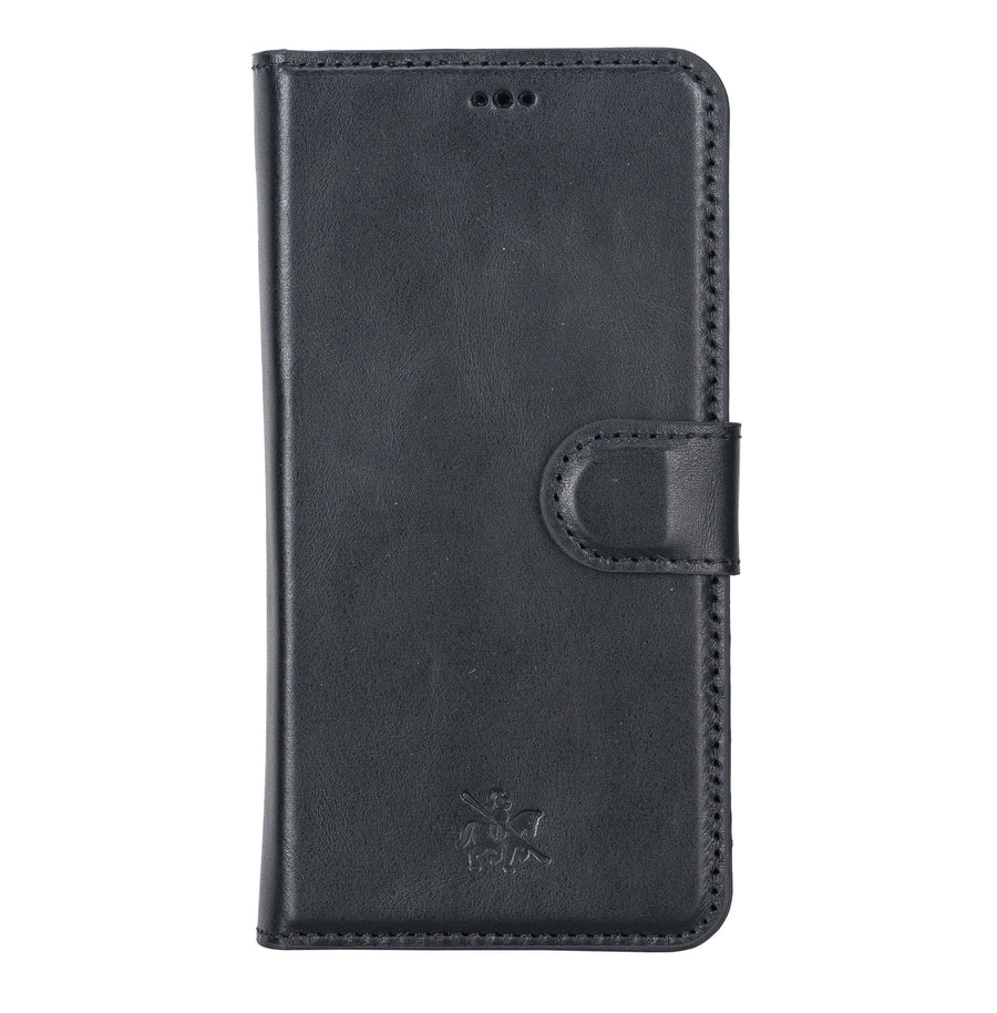 LLuxury Black Leather Samsung Galaxy S22 Detachable Wallet Case with Card Holder - Venito - 8