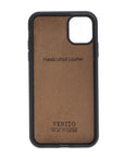 Luxury Brown Leather iPhone 11 Snap-On Case - Venito – 4