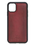 Luxury Red Leather iPhone 11 Snap-On Case - Venito – 1