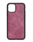 Luxury Rose Pink Leather iPhone 11 Pro Snap-On Case - Venito – 1
