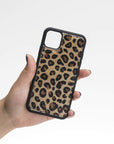 Luxury Leopard Leather iPhone 11 Pro Max Snap-On Case - Venito – 2
