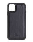 Luxury Black Leather iPhone 11 Pro Max Snap-On Case - Venito – 1