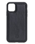 Luxury Black Leather iPhone 11 Snap-On Case - Venito – 1