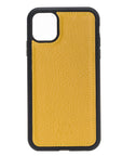 Luxury Yellow Leather iPhone 11 Snap-On Case - Venito – 1