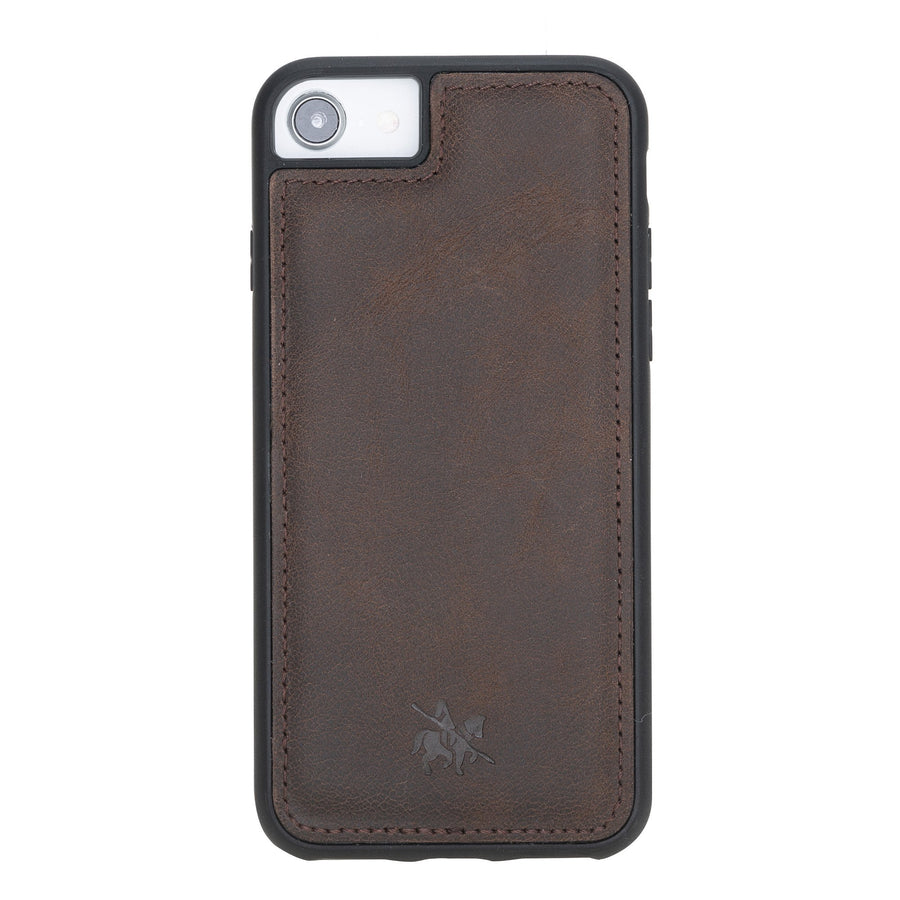 Luxury Dark Brown Leather iPhone 6 Snap-On Case - Venito – 1