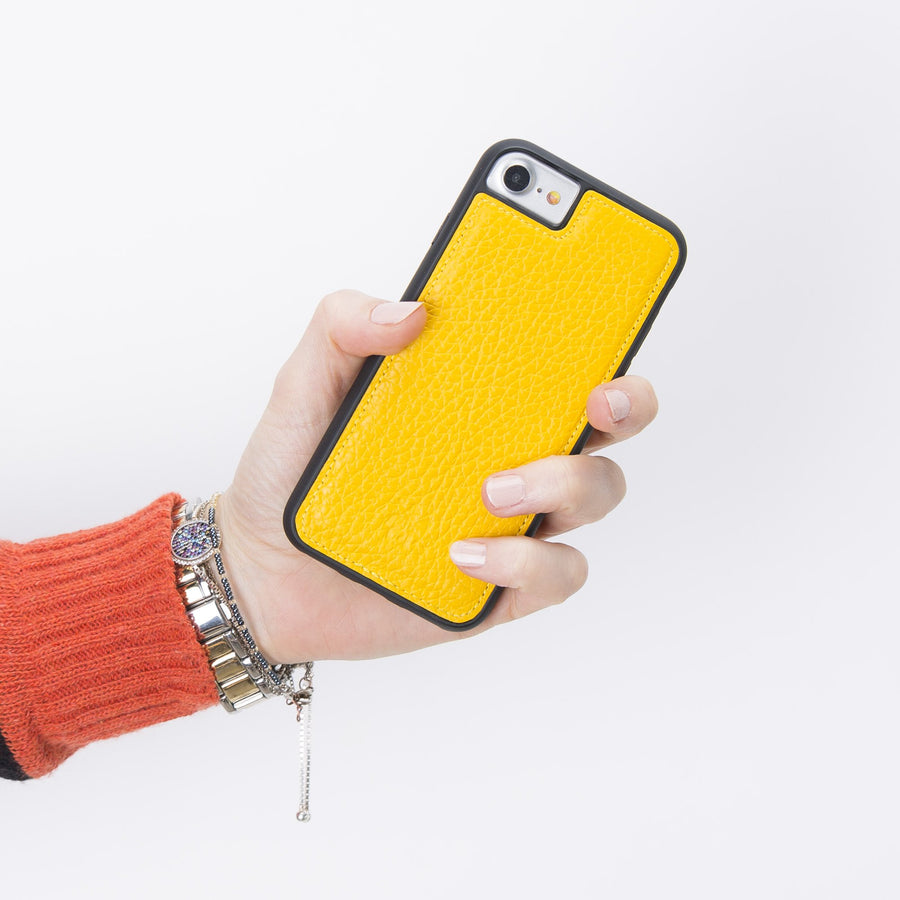 Luxury Yellow Leather iPhone 6 Snap-On Case - Venito – 2