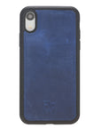 Luxury Blue Leather iPhone XR Snap-On Case - Venito – 1