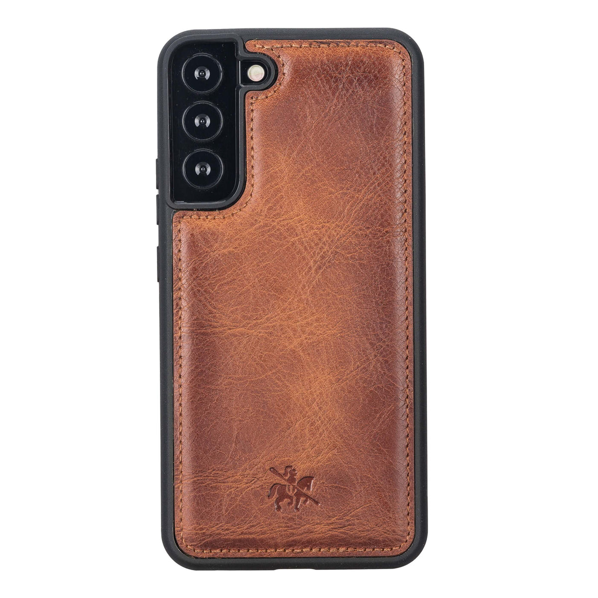 Venito Lucca Leather Case Compatible with Samsung Galaxy S22 Plus (6.6 inch) – Extra Secure with Padded Back Cover (Antique Brown)