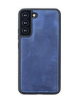 Luxury Blue Leather Samsung Galaxy S22 Plus Snap-On Case - Venito – 1