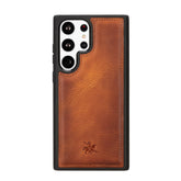 Funda de cuero Lucca Snap On para Samsung Galaxy S23 Ultra