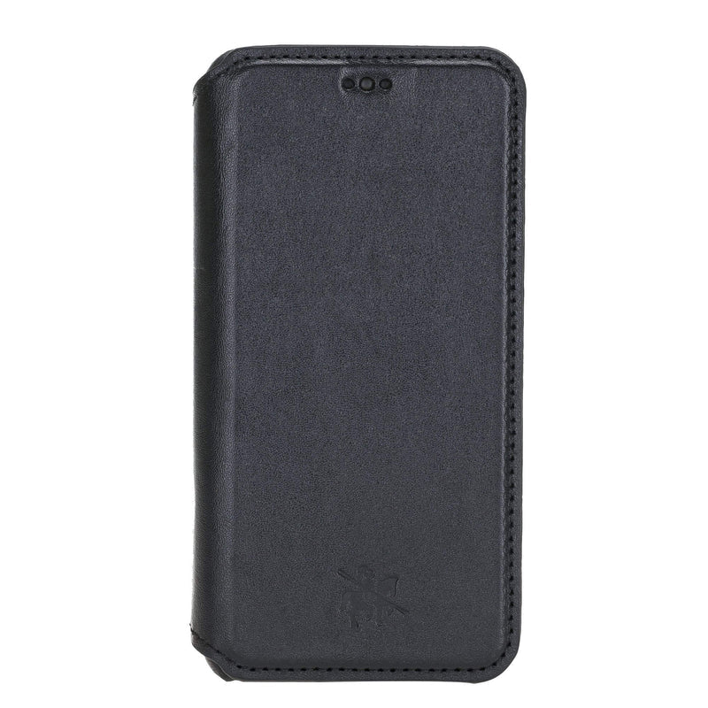 Venice Luxury Black Leather iPhone 6S Slim Wallet Case with Card Holder - Venito - 5