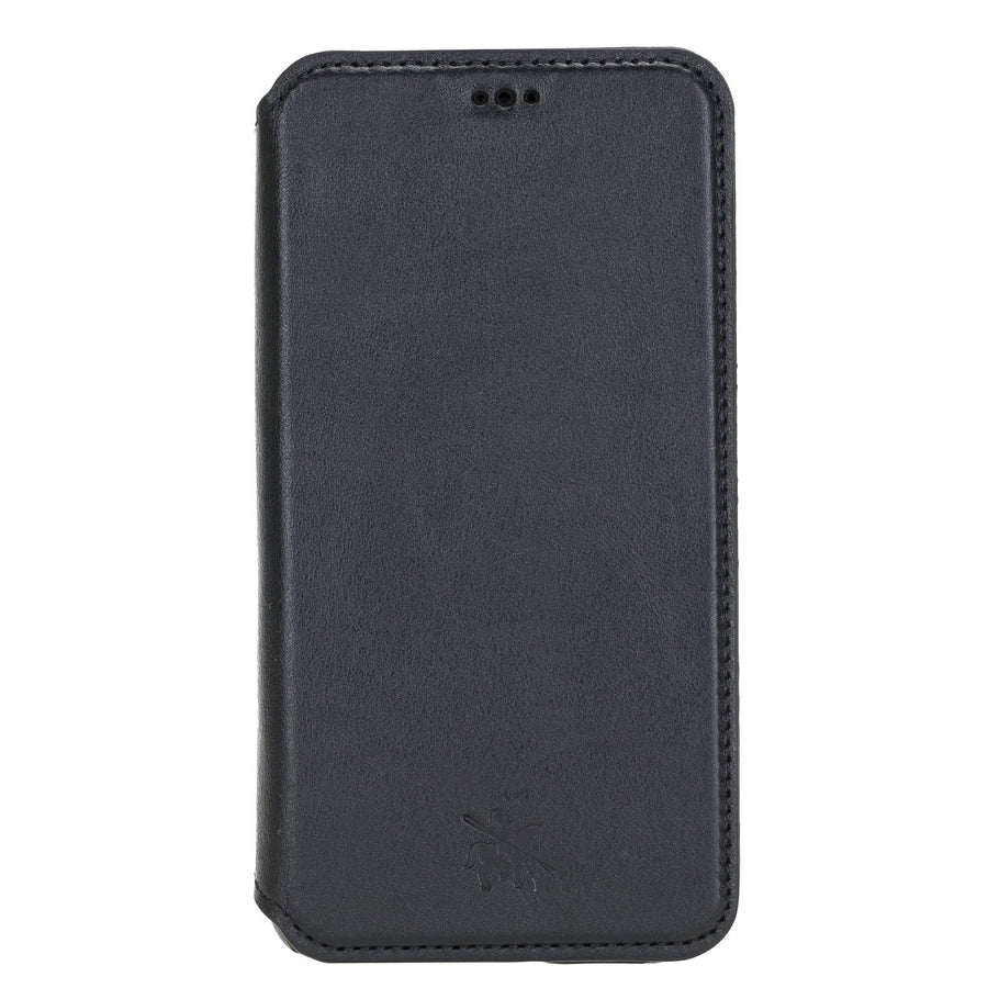 Venice Luxury Black Leather iPhone 11 Slim Wallet Case with Card Holder - Venito - 6
