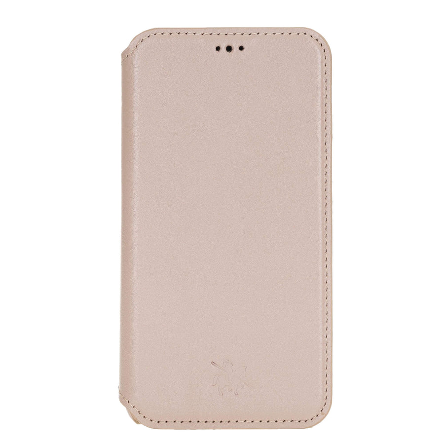 Venice Luxury Pink Leather iPhone XS Slim Wallet Case with Card Holder - Venito - 6