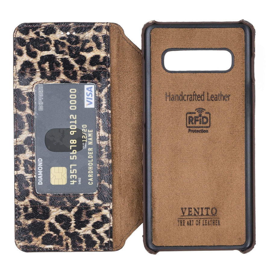 Venice RFID Blocking Leather Wallet Stand Case for Samsung Galaxy S10 Plus