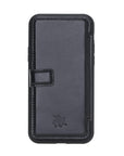 Verona Luxury Black Leather iPhone 11 Pro Max Flip-Back Wallet Case with Card Holder - Venito - 8