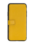 Verona Luxury Yellow Leather iPhone 11 Pro Max Flip-Back Wallet Case with Card Holder - Venito - 8
