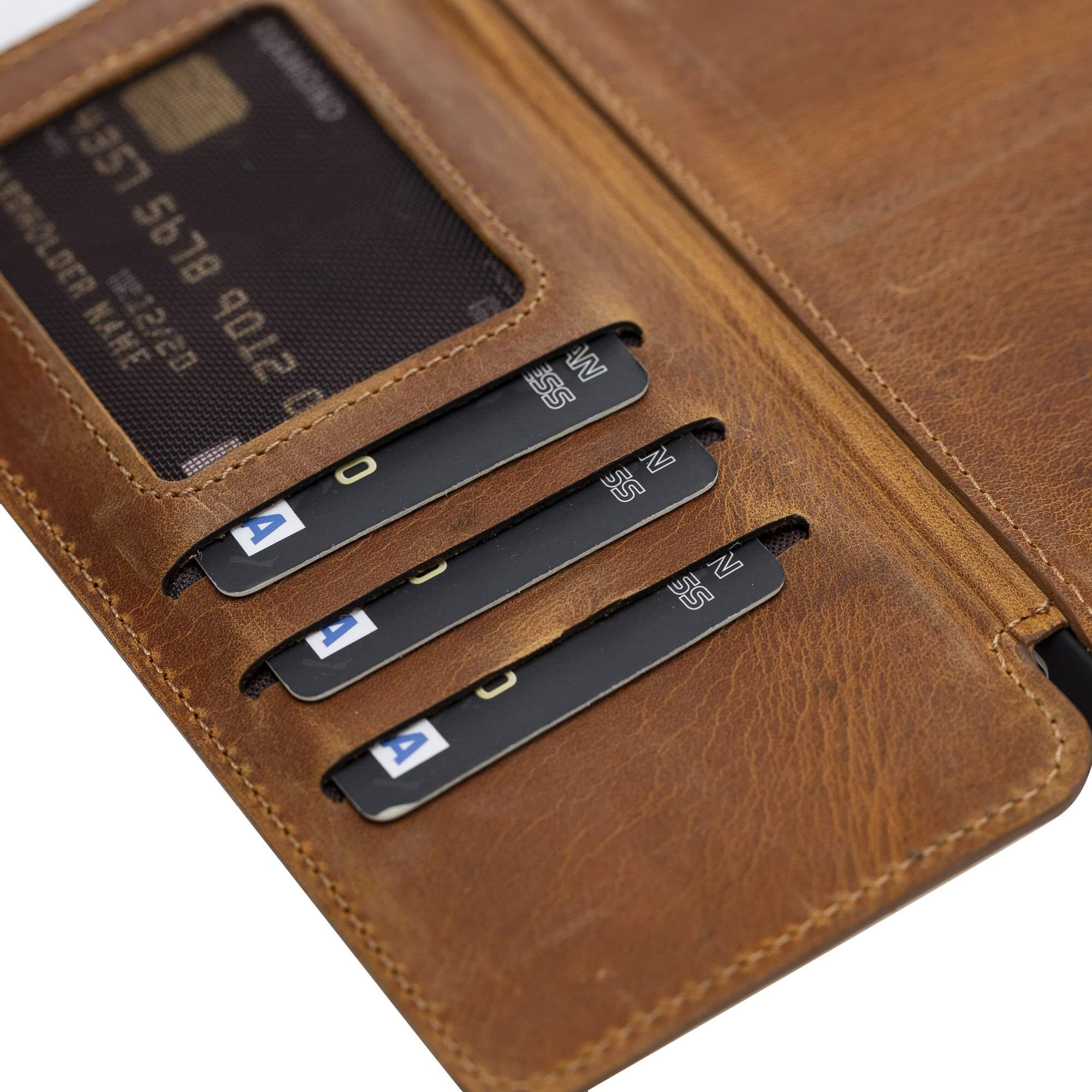Lola XO - Premium iPhone 8 Plus leather wristlet case - Vaja