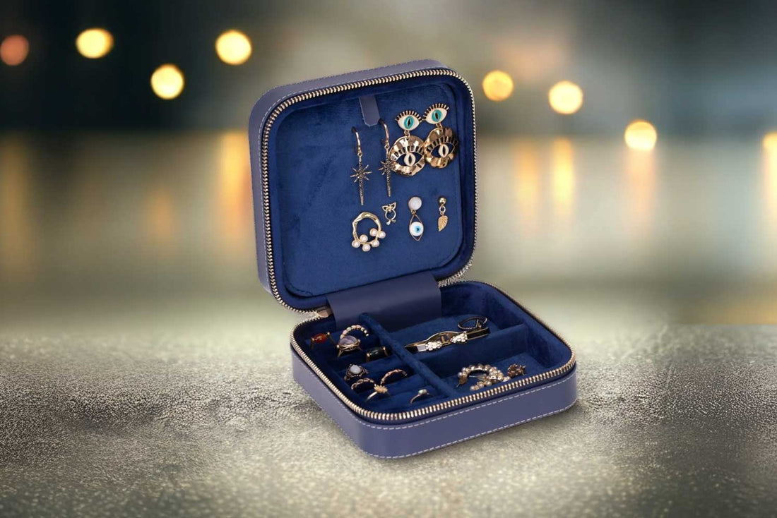 Amanda Leather Jewelry Box: Timeless Elegance Meets Practical Organization