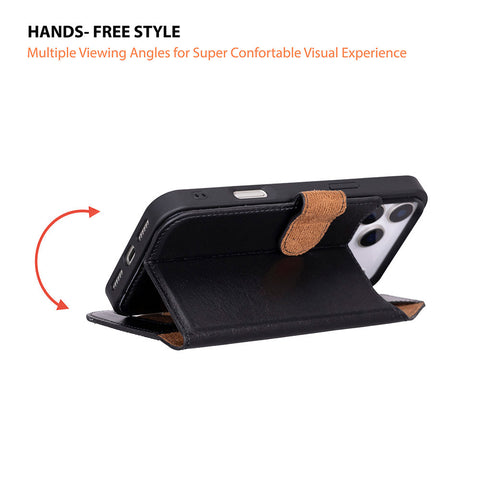 Magic iPhone 17 Pro Leather Detachable Wallet Case