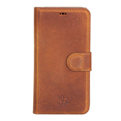 Funda tipo billetera de cuero con bloqueo RFID Florence para iPhone 11 Pro