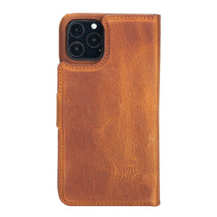 Funda tipo billetera de cuero con bloqueo RFID Florence para iPhone 11 Pro
