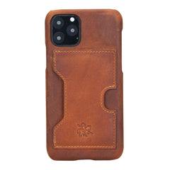 Funda tipo billetera de cuero con bloqueo RFID Florence para iPhone 11 Pro