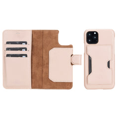 Funda tipo billetera de cuero con bloqueo RFID Florence para iPhone 11 Pro