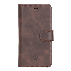 Funda tipo billetera de cuero con bloqueo RFID Florence para iPhone 11 Pro